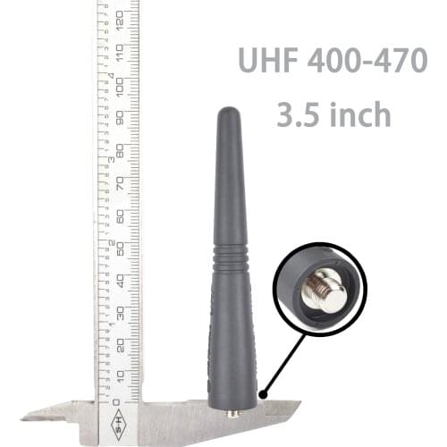 5PCS VBLL PMAE4006 UHF 470-520MHz Stubby 3.5 Inch Antenna for Motorola CP185 HT750 HT1250 HT1550 PR860 EX500 EX600 Radio