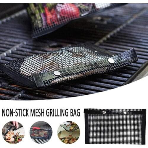 Barbecue Grilling Mat Replacement Mesh Wire Net Non-Stick Grilling Mesh Pads Outdoor Activities Cook Reusable BBQ Accessories