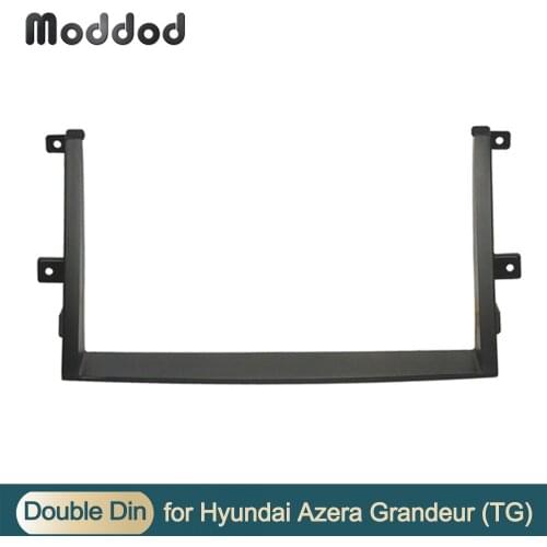 Double Din For HYUNDAI Grandeur Azera TG Radio CD DVD Audio Panel Dash Mount Trim Refitting Kit Fascia Face Surround Frame Bezel