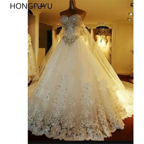 HONGFUYU Lace Wedding Dresses