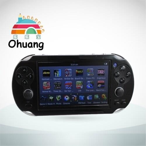 Quality 32BIT 4.3'' Mp3, MP4, MP5, PXP Video Game Console with Camera, TV Output, 500+ Games