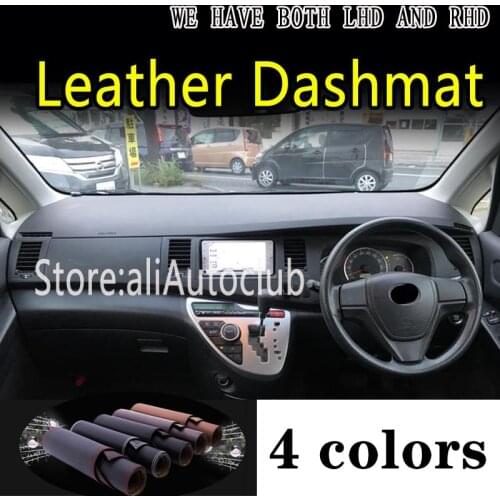 For Toyota Isis Platana Leather Dashmat Dashboard Cover Dash Mat Sunshade Carpet custom Car Styling auto accessories