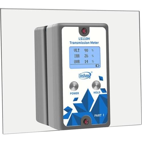 LS110H Split Transmission Meter with IR rejection 1400nm for automobile metal film installed glass front windshiled
