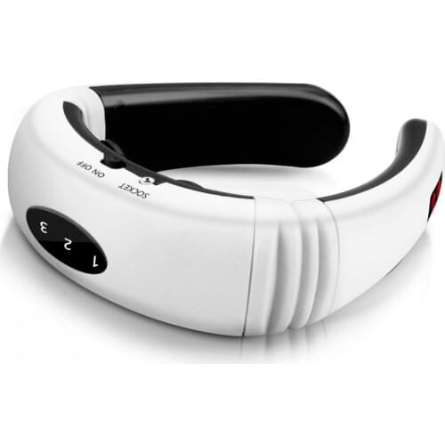 Neck Massager Electric Neck Massage Pain Relief Tool Health Care Relaxation Cervical Vertebra Physiotherapy Electric Pulse