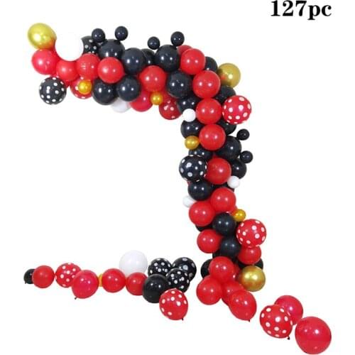 Disney Mickey Mouse Themed Balloon Set Mickey Minnie Themed Party Balloon Decoration Latex Balloon Combination