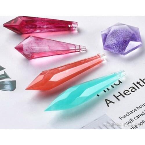 New 1pcs Crystal Epoxy silicone Mold DIY Handmade Variety Pendant High Gloss Pendant Jewelry Silicone Mold
