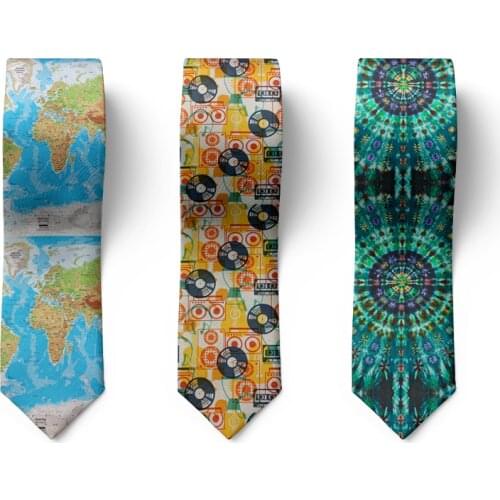 Novelty Animal Penguin Pattern Mens Tie Novelty 8cm Slim Casual 3d Fashion Nylon Men Tie Party Wedding Meeting Accessories Tie