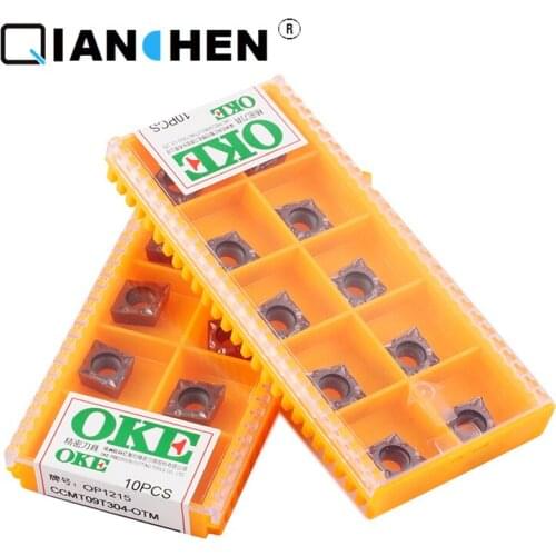 Original quality OKE 10pcs/lot high precision high performance high strength CNC CCMT09T304-OTM OP1215 industry carbide inserts