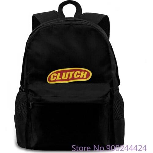 Authentic CLUTCH Band Classic Oval Logo NEW women men backpack laptop travel school adult student