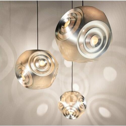 Modern Simple Plating Stainless Steel Ball Style Lava Dixon Pendant Light Hanging Pendant Lamps Hanglamp Interior Lighting Home