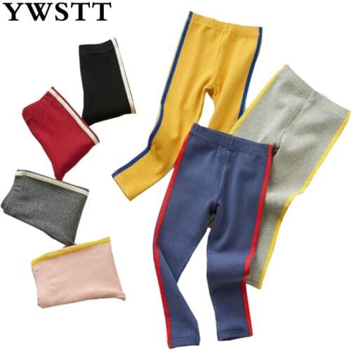 Pants For Girls Spring Cotton Casual Girls Sports Pants New Sweatpants For Girls 2019 Girl Leggings Girls Stretch Running Pant