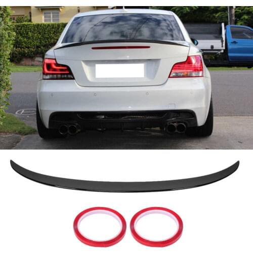 Trunk Lid Spoiler Glossy Black for M Performance Style Fit for BMW 1 Series E82 Coupe E88 2007-2013 Auto accessories