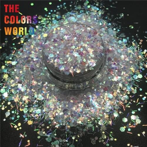 TCT-286 Mix Color Nails Glitter Nail Art Decoration Body Glitter Face Painting Makeup Henna Tattoo Powder Festival Handwork DIY