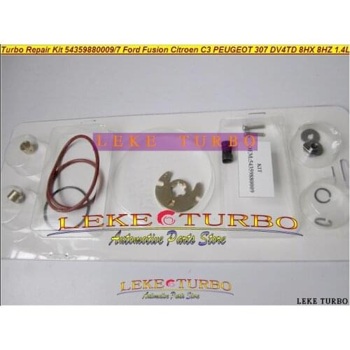 Turbo repair kits kit KP35 09 54359880009 54359700009 For Ford Fiesta For Peugeot 206 For Citroen C3 For Mazda 2 DV4TD 1.4L HDi