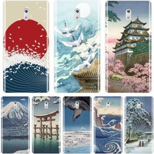 Back Cover For Nokia6 Nokia5 Nokia3 Nokia2 Nokia 7 Plus X6 X71 Silicone Japanese Art Phone Case For Nokia 9 8 6 5 3 2 1 Plus