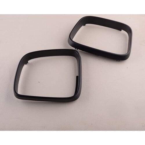 1 Pair Exterior Bezel Ring Cap Wing Mirror Housing Frame Fit For VW Transporter T5 Caddy 2003 2004 2005 2006 2007 2008-2010 LHD