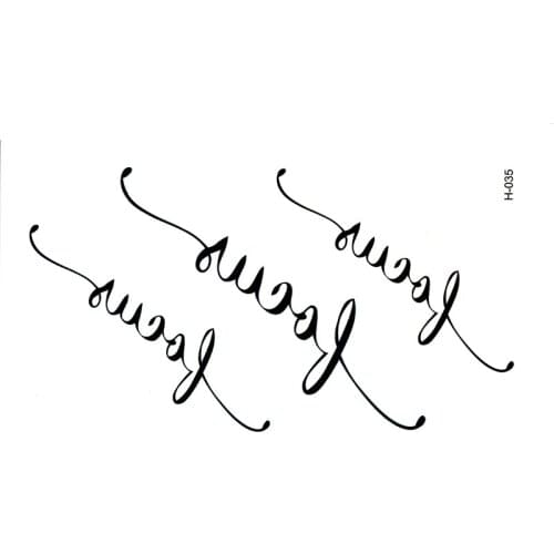 10pcs Love Waterproof Temporary Tattoos Men Body Art Tattoo Sticker Henna tattoo