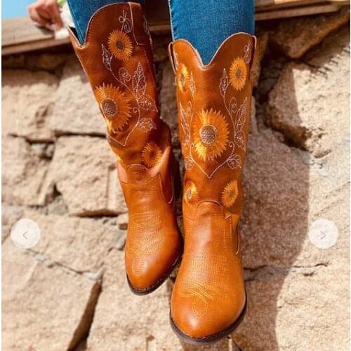 2020 Brand Women Winter Shoes Genuine Leather Women Winter Boots Warmful High Quality Mid Calf Boots Zipper Motorcycle Boot