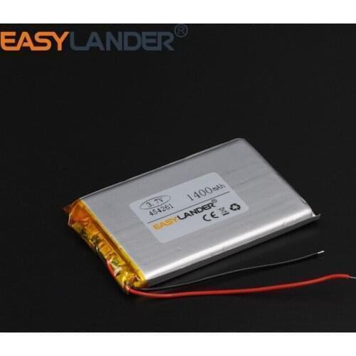 454261 Polymer Li-ion 3.7V 1400mAh Battery For Mp3 Mp4 PAD TECLAST c430 GPS navigator logger toys Tablet PC mobile MID
