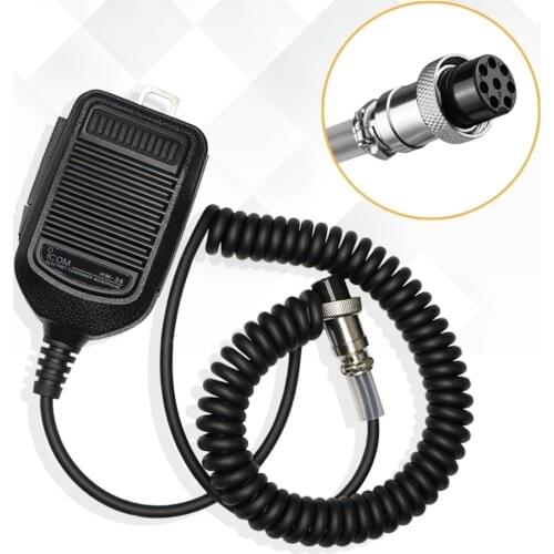 8 Pin Hand Microphone HM-36 Digital Wireless Walkie Talkie Accessories Standard Speaker Mic For IC-9100 IC-229 Car Radio Antenna
