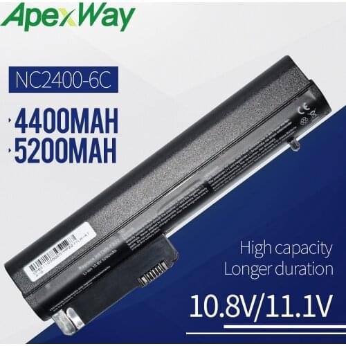 4400mAh laptop battery for HP COMPAQ Business Notebook 2400 2510p nc2400 nc2410 2533t EliteBook 2530p 2540p 404887-241 EH767AA