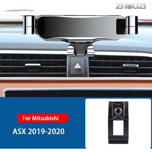 Car Mobile Phone Holder For Mitsubishi ASX 2019 2020 Special Mounts Stand GPS Gravity Navigation Bracket Car Accessories