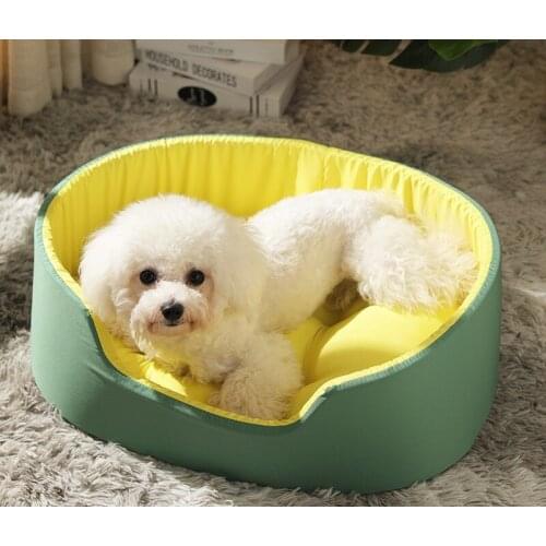 Large Dog Bed Sofa Soft Cat Nest Dog Baskets Waterproof Oxford Bottom Dog Cat Puppy Cotton Kennel Mat Warm Dog House Pet Product