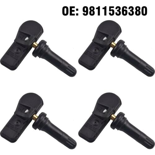 4 PCS Car Tire Pressure Monitor Sensor TPMS 9673860880 5430W0 For Peugeot 207 301 308 For Citroen C4 C5