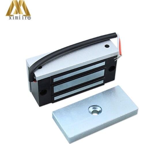 Mini Electromagnetic Lock For Access Control System Magnetic Lock 60kg 100lbs Power To Lock M60 Electric Lock