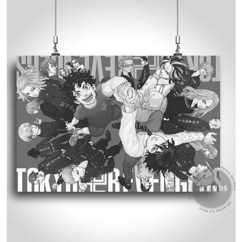 Anime Tokyo Revengers Poster Pictures Home Manga Decoration Paintings Canvas HD Prints Wall Art Modular Living Room