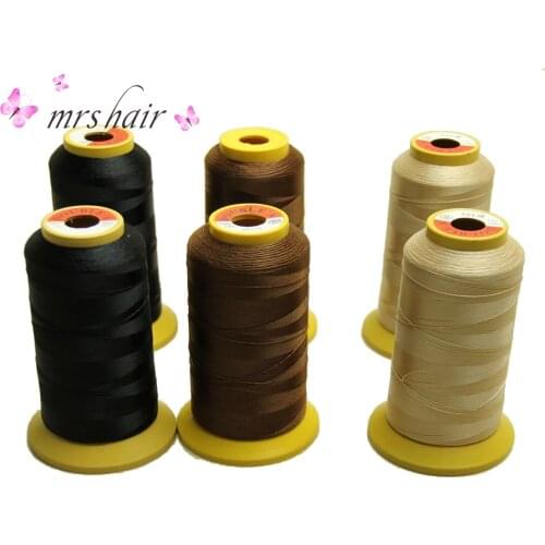 Hair Extension Too/Salon Hair Weaving Thread 1Roll/lot High Strength Polyester Thread for Brazilian hair Extension