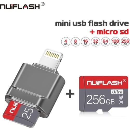 Metal Pen Drive for iPhone 128GB/256GB USB flash drive 64GB/32GB USB Stick Memory stick for ios device