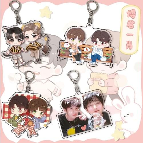 Trendy Q Version The Untamed Chen Qing Ling Mo Dao Zu Shi Xiao Zhan Wang Yibo Fans Desk Stand Model Gifts