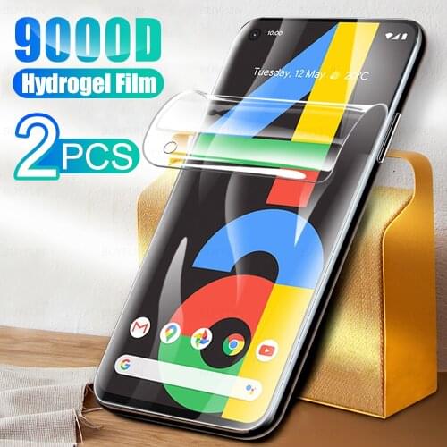 2Pcs Full Cover Soft Hydrogel Film For Google Pixel 4a 4G Screen Protection For Goo Gle Pixel4a 5.81" Protector Film Not Glass