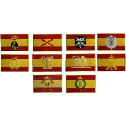 Spain flag patches, flag patches. Spain Flags Patches