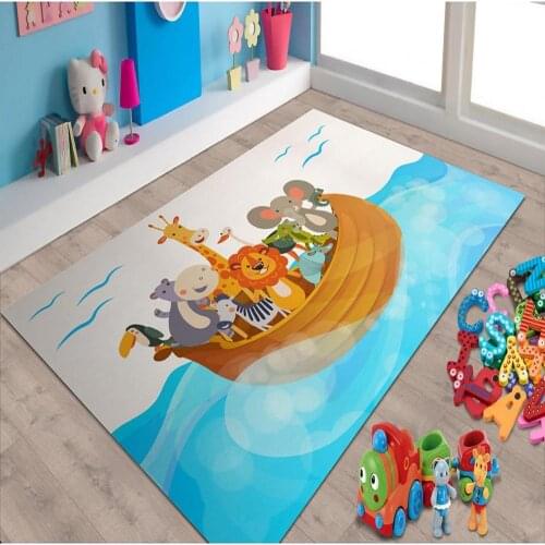 Animals Non Slip Floor Carpet, Teens Carpet