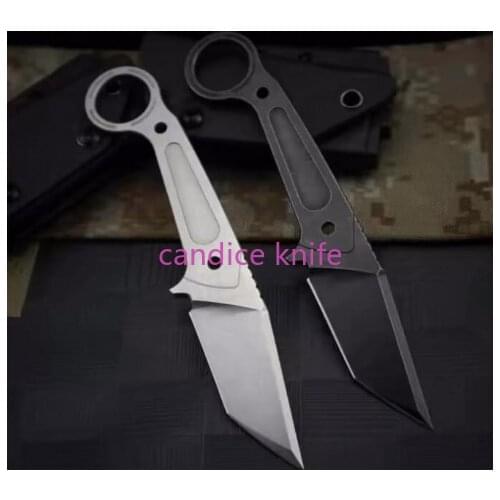 Bas Straight Knife DC53 Fixed Blade Outdoor Camping Hunting Tactical Self Defense Survival EDC Knives Multi Tool
