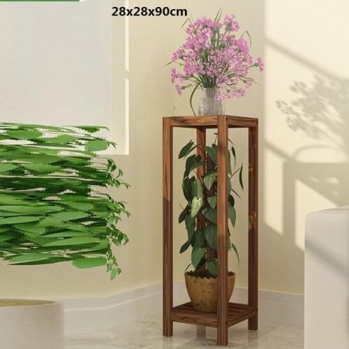 Para Plantas Suporte Flores Saksi Standi For Table Wood Dekoration Outdoor Flower Stand Stojak Na Kwiaty Rack Plant Shelf