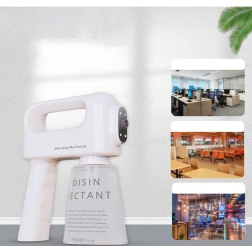 Portable Handheld USB Sanitizer Sprayer, Nano Sterilization 500ml Disinfectant Fogger Mister