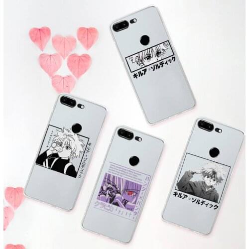 Hunter X Killua Zoldyck Anime Phone Case Transparent for Huawei mate 20 10 9 8 X S 5G Z Enjoy pro plus