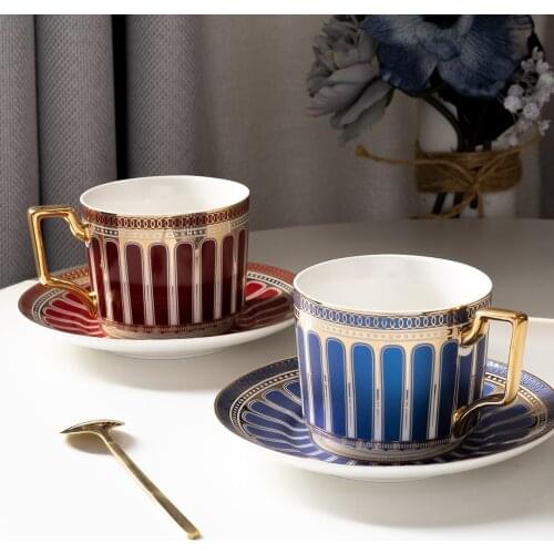 Roman coffee cup ceramics niche high value light luxury custom design sense high sense mug coffee cup turkish coffee cups