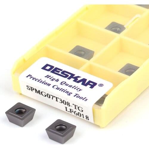 SPMG050204-TG LF6018 SPMG 060204/070308/090408/110408 CNC Lathe Turning Tool Carbide insert Square Shape Cutting Steel Universal