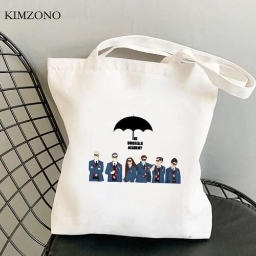 The Umbrella Academy shopping bag shopper bolsa eco canvas bag foldable shoping reciclaje woven custom
