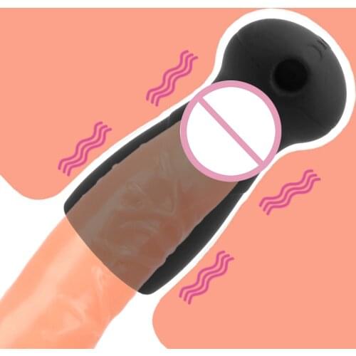 Glans Exerciser Delay Lasting Trainer Penis Massager Male Masturbator Male Penis Vibrator 10 Speeds Sex Toys for Men