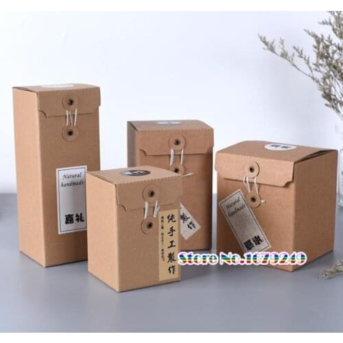 Thickened Kraft paper box,Honey jar Kraft paper boxes,glass jar packing boxes. Tea Gift Toy packing 100pcs/lot