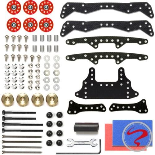 1Set VZ Chassis Modify Parts Set Homemade Starter Pack 95598 for 1/32 Tamiya Mini 4wd Model Car