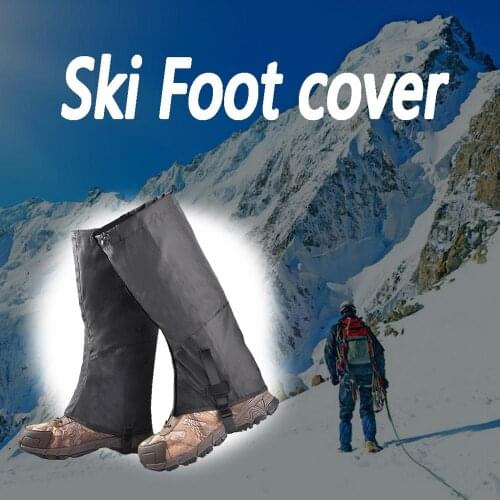 1 Pair Leg Gaiters Waterproof Snow Boot Gaiters Anti-Tear Fabric for Outdoor Hiking Walking Hunting Climbing Mountain