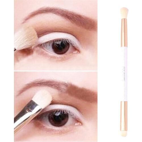 1pcs Single Double-headed Makeup Brush Blush Highlighting Eyeshadow Powder Professional Facial Makeup Brush Tool