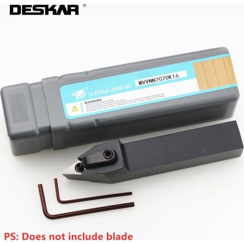 1PC DESKAR MVVNN2020K16 External Turning Tools Holder CNC Lathe Cutter Cutting Carbide Inserts VNMG Blades Arbor