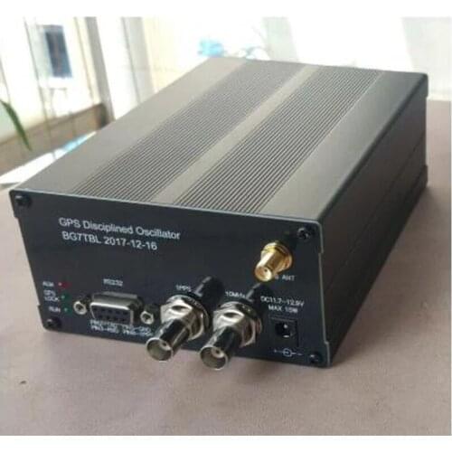 GPSDO GPS Clock SINE WAVE 10M with LCD Display Frequency Message Disciplined Oscillator